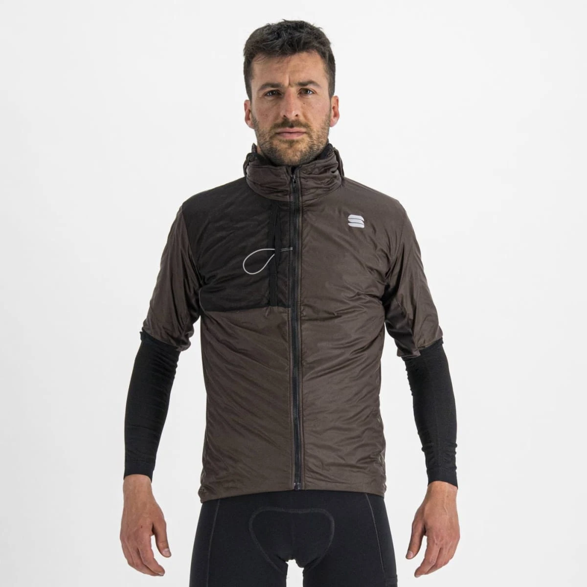 Sportful Supergiara Puffy Korte Mouw - Cacao - Image 2