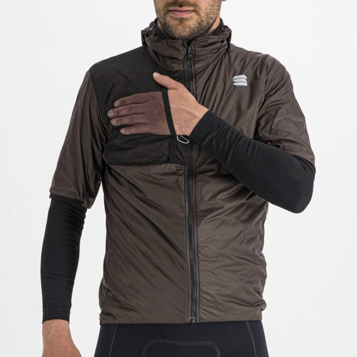 Sportful Supergiara Puffy Korte Mouw - Cacao - Image 5