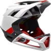 Fox Racing Proframe Helm Geblokkeerd, CE - Zwart/wit