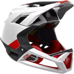 Fox Racing Proframe Helm Geblokkeerd, CE - Zwart/wit