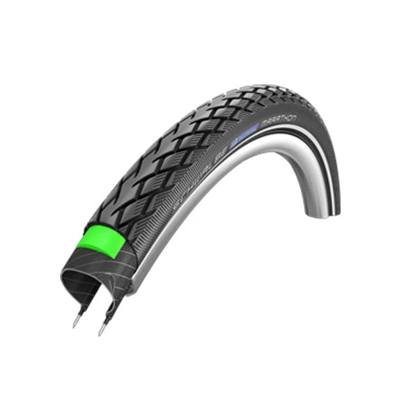 Schwalbe Marathon Clincher Band - 20x1.75 Inch - GreenGuard - Reflecterende Strepen - Zwart