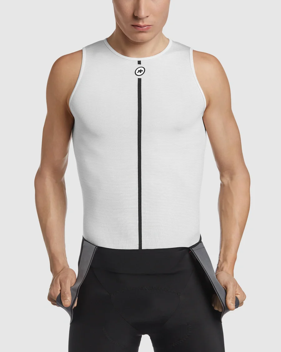 Assos Zomer NS Huidlaag Mouwloos Holy Wit - Image 3