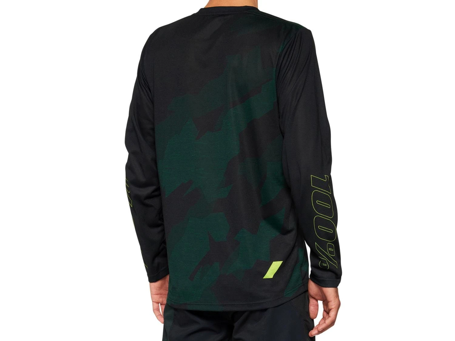 100% Airmatic LE Lange Mouw Jersey - Zwart Camo - Image 2