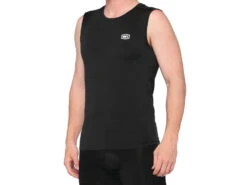 100% Basecamp Base Layer Mouwloze Jersey - Zwart