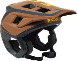 Fox Racing Dropframe Pro Helm Dvide, CE - Nootmuskaat