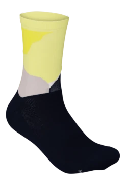 POC Essentiële Print Sok - Kleurenspatten Multi Zwavelgeel
