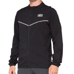 100% Corridor Windjack - Zwart