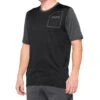 100% Ridecamp Jersey Zwart/Grijs