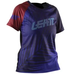 LEATT DBX 2.0 Jersey Korte Mouw Dames - Donkerblauw