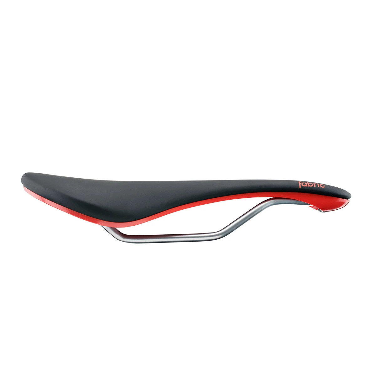Fabric Line Shallow Elite Zadel - 134 Mm - Zwart/Rood - Image 2