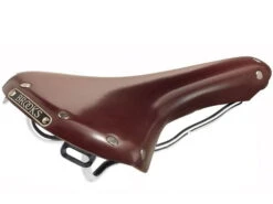 BROOKS B15 Swallow Chroom Zadel - Zwart