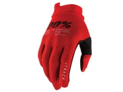 100% ITrack-handschoenen - Rood
