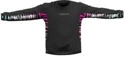 LOOSE RIDERS Tech Heren Jersey Longsleeve - Stealth Rainbow Zebra