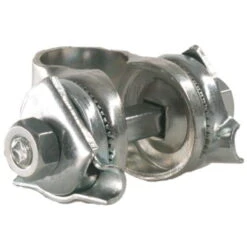 Klem Voor Zadelpen - Ronde Veerpoot - Zilver