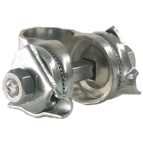 Klem Voor Zadelpen - Ronde Veerpoot - Zilver