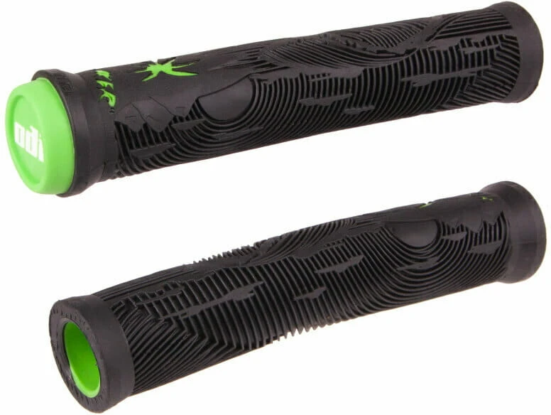 Hucker Signature BMX Handvatten Zonder Flens - Zwart/groen