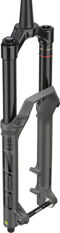 Rock-shox ZEB Ultimate Debon Air+ RC2 - 29 Inch - 170 Mm Veerweg, Taps Toelopend, 44 Mm Offset - Grijs